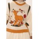 Miss Point Chubby Fox In The Forest Knitted Vest(2nd Reservation/Full Payment Without Shipping)